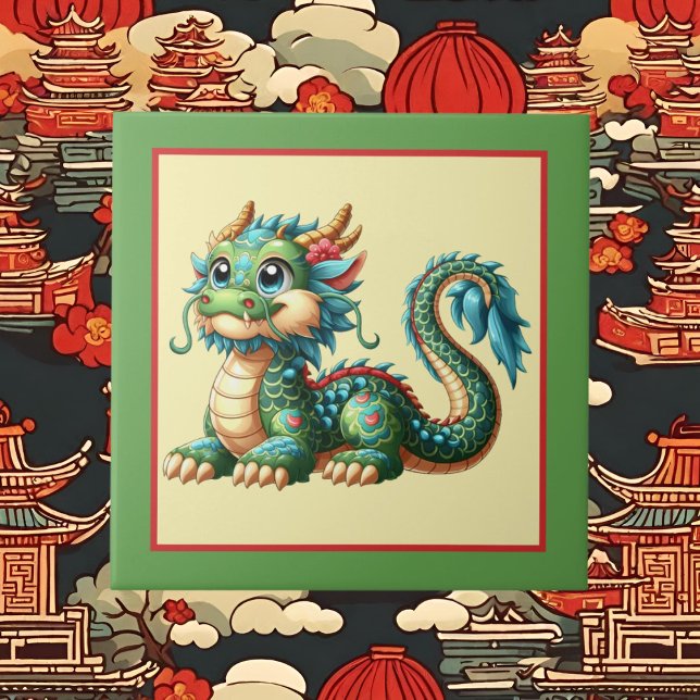 Cool Chinese dragon lovers  Tile (Creator Uploaded)