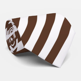 cool chocolate stripe pattern tie