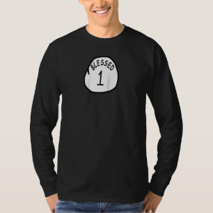Cool Christian Blessed 1 One Funny Inspirational C T-Shirt