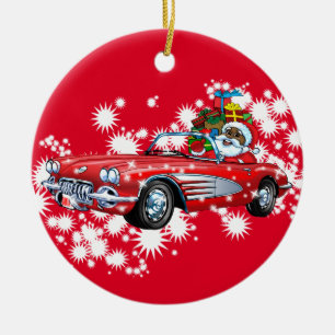 Cool Christmas! Ceramic Ornament