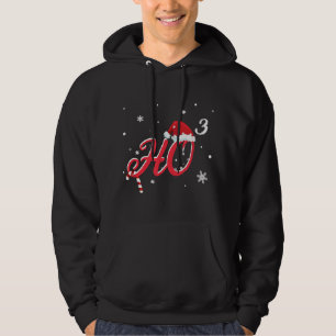 Cool Christmas HO-3 Santa Hat Funny Hoodie