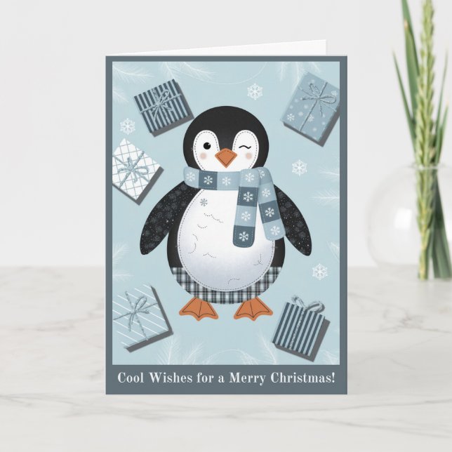Cool Christmas Holiday Card (Front)