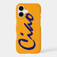 cool Ciao hello Italian funny trendy iPhone