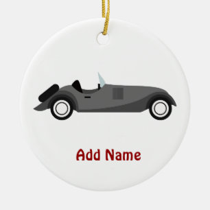 Cool Classic Car Ceramic Ornament