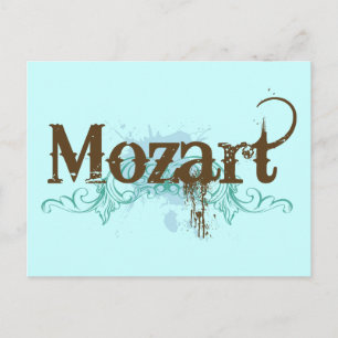 Cool Classical Mozart Postcard