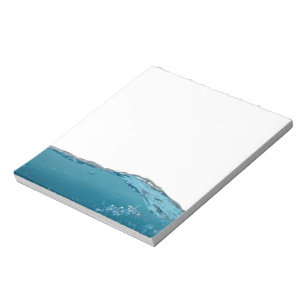 Cool Clear Blue Wave Notepad