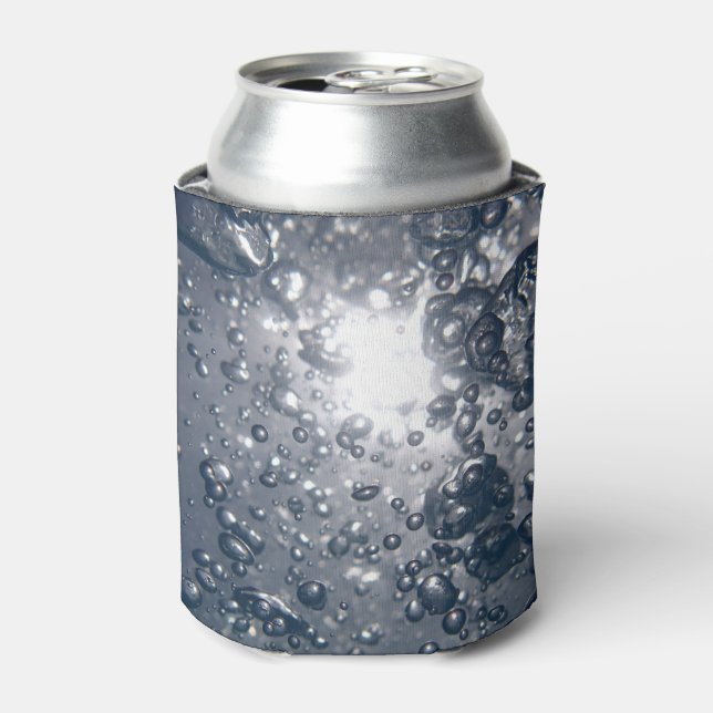 Cool Clear Water Bubbles Can Cooler (Can Front)