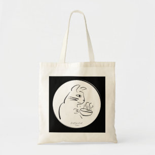 Cool Coffee Cat tote