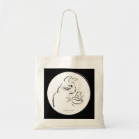 Cool Coffee Cat tote