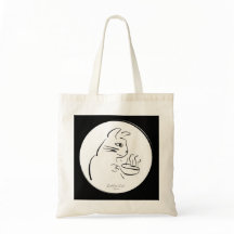 Cool Coffee Cat tote