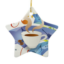 Cool Coffee Christmas Ornament