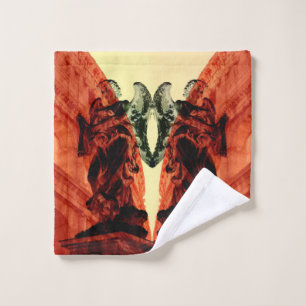Cool collage moderne de Rome historique en rouge