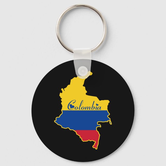 Cool Colombia Keychain (Front)