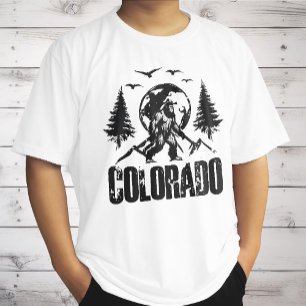 Cool Colorado Day Bigfoot Vintage Hiking T-Shirt