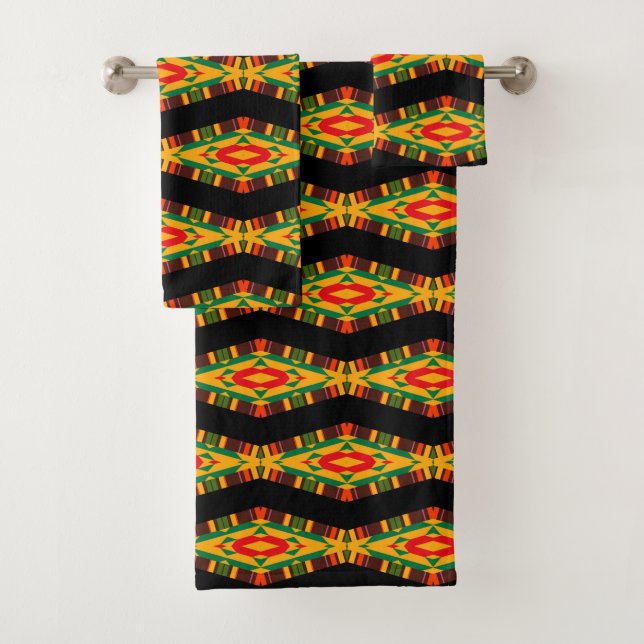 Cool Colorful Kente Motif (En situation)