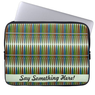 Cool Colorful Writing Pens Design Art Laptop Sleeve