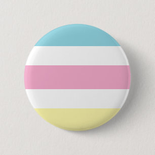 Cool Colors Stripes 2 Inch Round Button