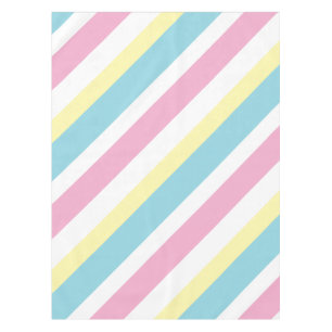 Cool Colors Stripes Pattern Tablecloth