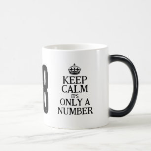 Cool colour change keep calm 48th Birthday mug gif