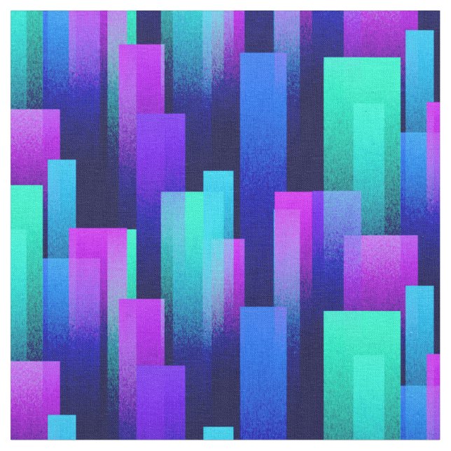 Cool Colour Streaks Fabric (Close Up)