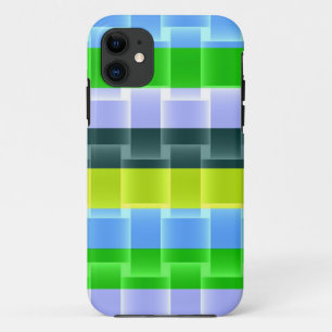 Cool colour stripes modern design 3 iPhone 11 case