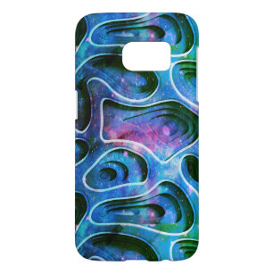Cool Colourful 3D Abstract Shapes Background Samsung Galaxy S7 Case