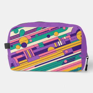Cool, colourful 80s/90s retro designed dopp kit
