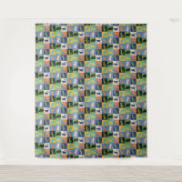 Cool Colourful Cats in Quilt Squares