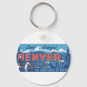 Cool Colourful Denver Keychain