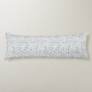 Cool, Colourful Hearts Splatter Paint, Speckled Body Pillow
