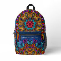  Cool Colourful Modern Mandala Hippie Add Your Nam