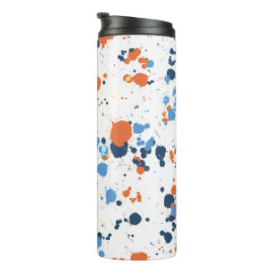 Cool Colourful Paint Splatter Thermal Tumbler