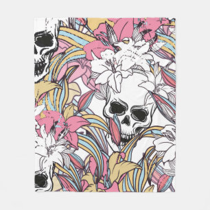 Cool colourful seamless Vintage pattern background Fleece Blanket