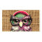 Cool  Colourful Tattoo Wise Owl With Funny Glasses