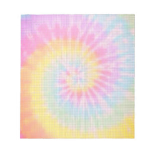 cool colourful tie dye notepad