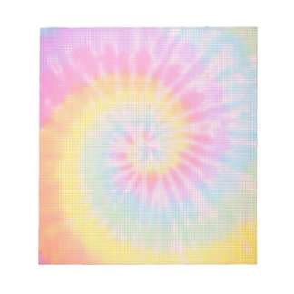 cool colourful tie dye notepad