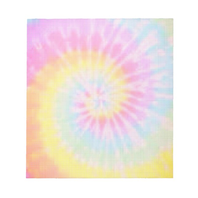 cool colourful tie dye notepad (Front)