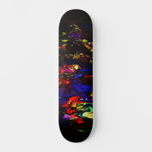 Cool Colourful Urban Abstract Street Art Inspired  Skateboard