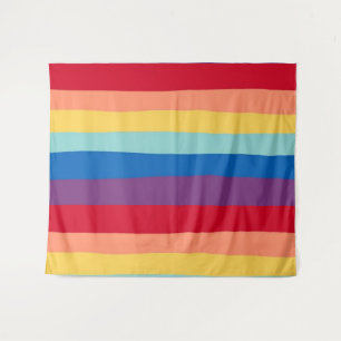 Cool Colours Rainbow, Tropical, Summer Tapestry