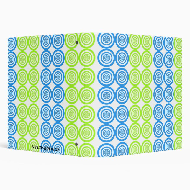 Cool Colours Spiro Rings Custom Binder (Background)