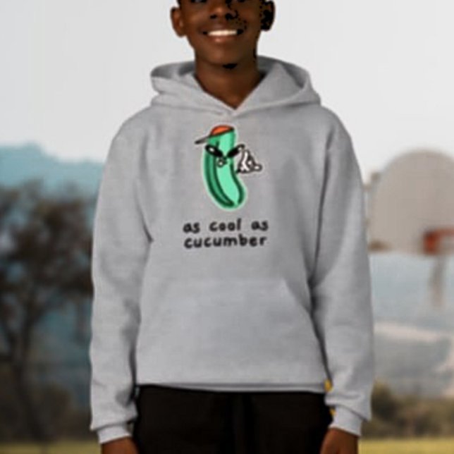Cool comme concombre - Sweat - shirt à capuche pou (Créateur téléchargé)