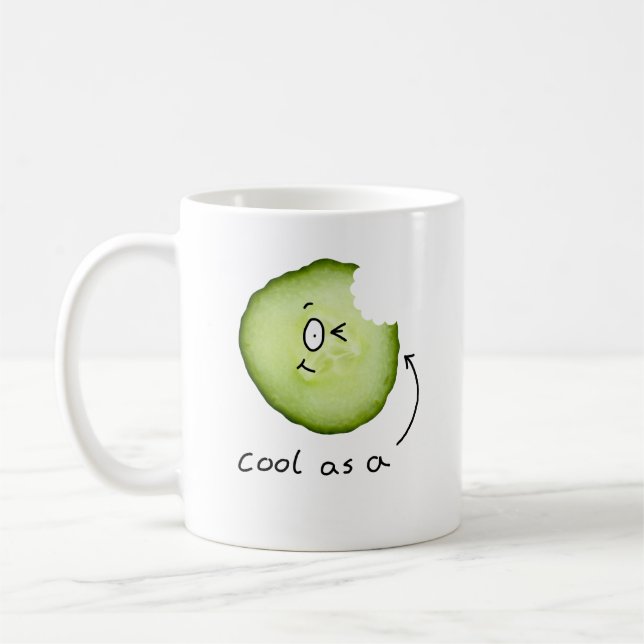 cool comme tasse de concombre (Gauche)