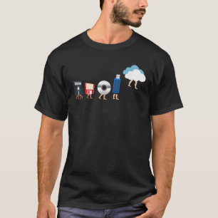 Cool Computer Geek Gift For Men Women Funny Cloud  T-Shirt