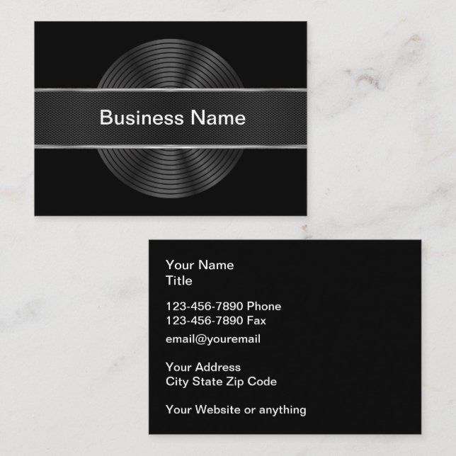 Cool Construction Home Services Business Card (Front/Back)