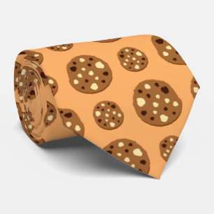cool cookie pattern Bakery Tie