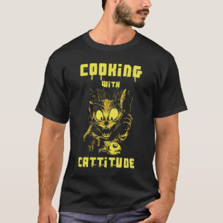 Cool Cooking With Cattitude Station Chefs gift che T-Shirt