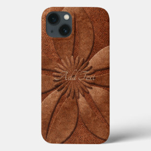 Cool Copper Look Vintage Style Floral Case