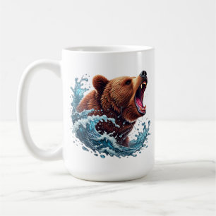 Cool Country bears cabin lovers add monogram Coffee Mug