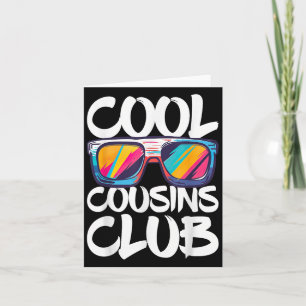 Cool Cousins Club Shirt Boy Girl Cousin Crew Match Card