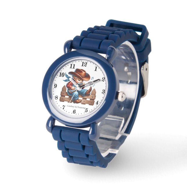 Cool cowboy training boys watch (Angle)